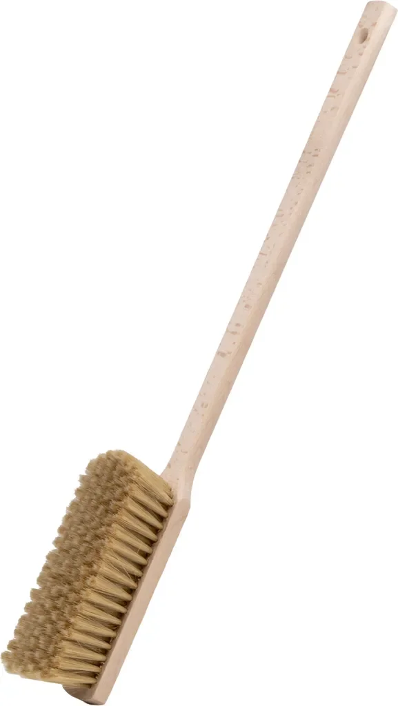Fahrzeugreinigungsbürste D60 – Weiche Borsten, Ergonomischer Holzgriff