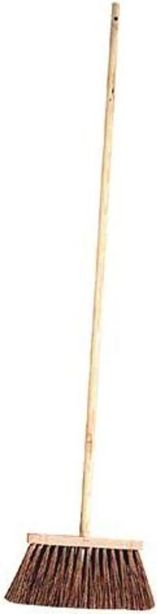 Gehwegbesen 25x6 cm mit Stiel – Holz & PVC