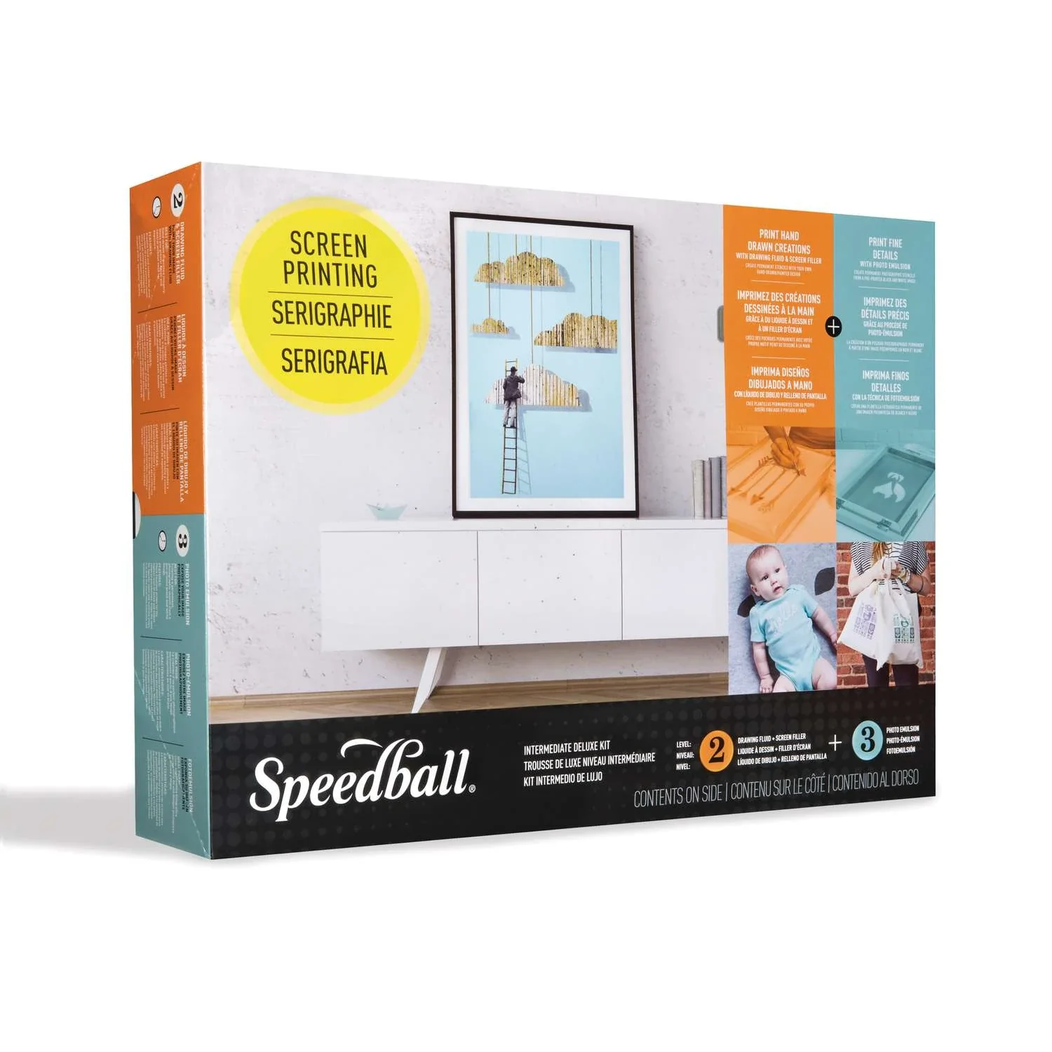 Speedball Siebdruck Deluxe Set für Fortgeschrittene 58579