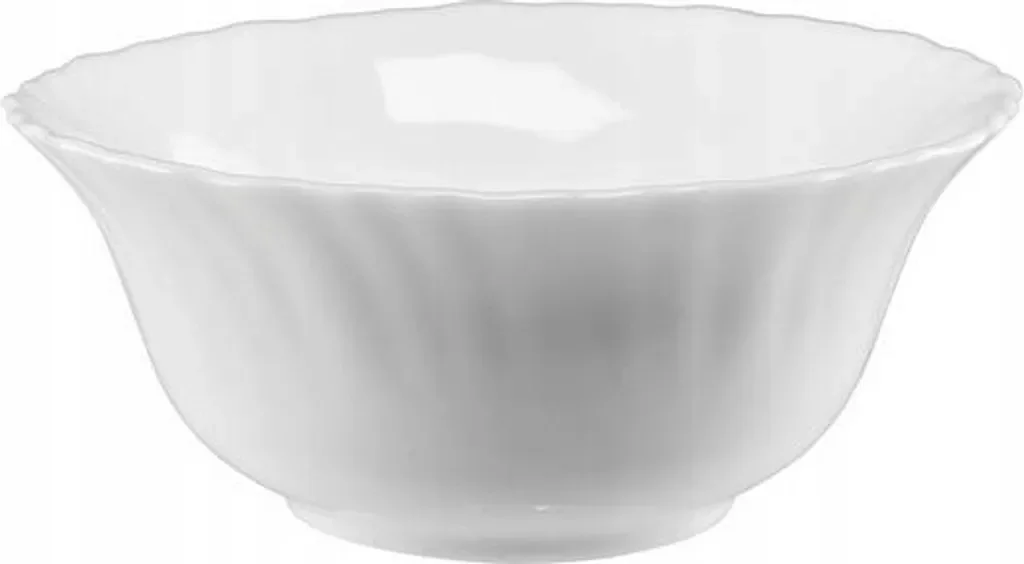 Runde Salatschüssel „Bianco“ – Weiß, 15,5 cm