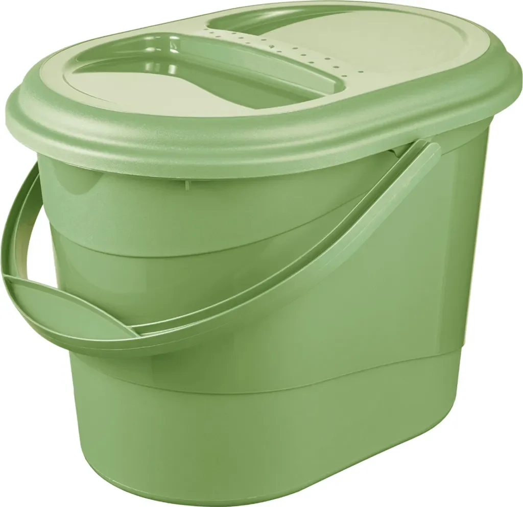 keeeper Abfalleimer "elsa eco" – 13 Liter, Grass Green