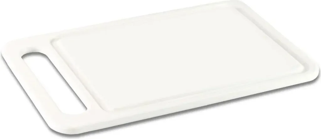 Servierbrett klein – 24 × 15 cm, Weiß