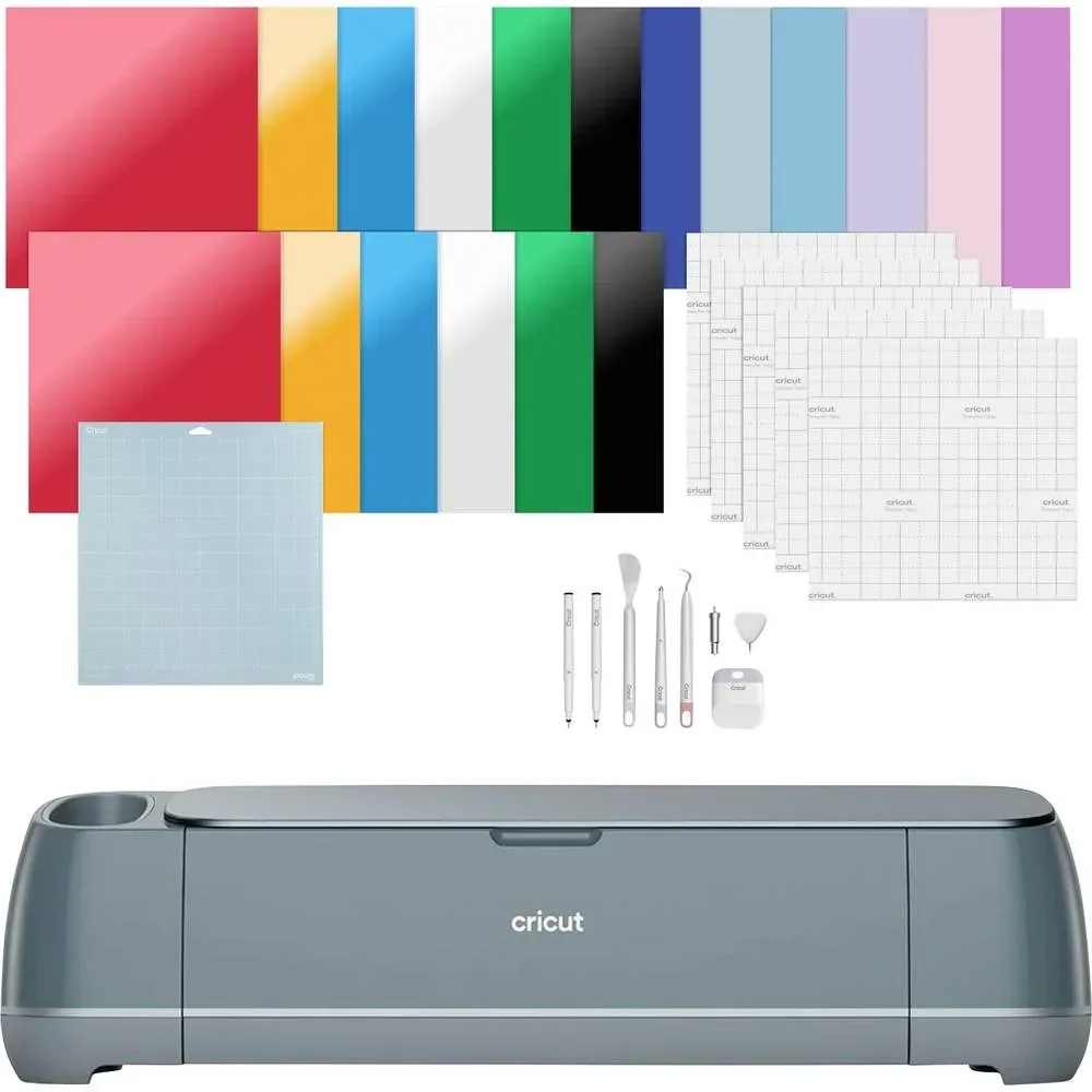 Cricut Maker 4 Essentials Bundle Schneideplotter Set Salbei