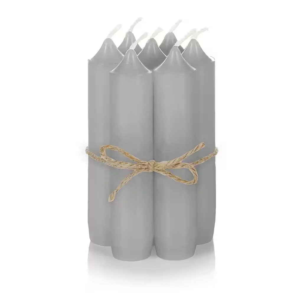 Spitzkerzen Stabkerzen 11 × 2,2 cm – 6er Set