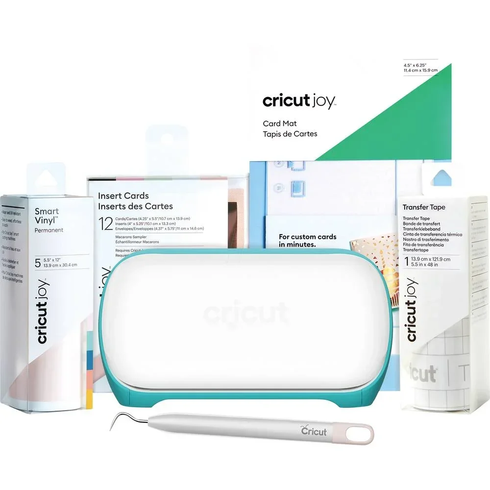 Cricut Joy Starter Bundle Schneideplotter und Gestaltungsset Türkis