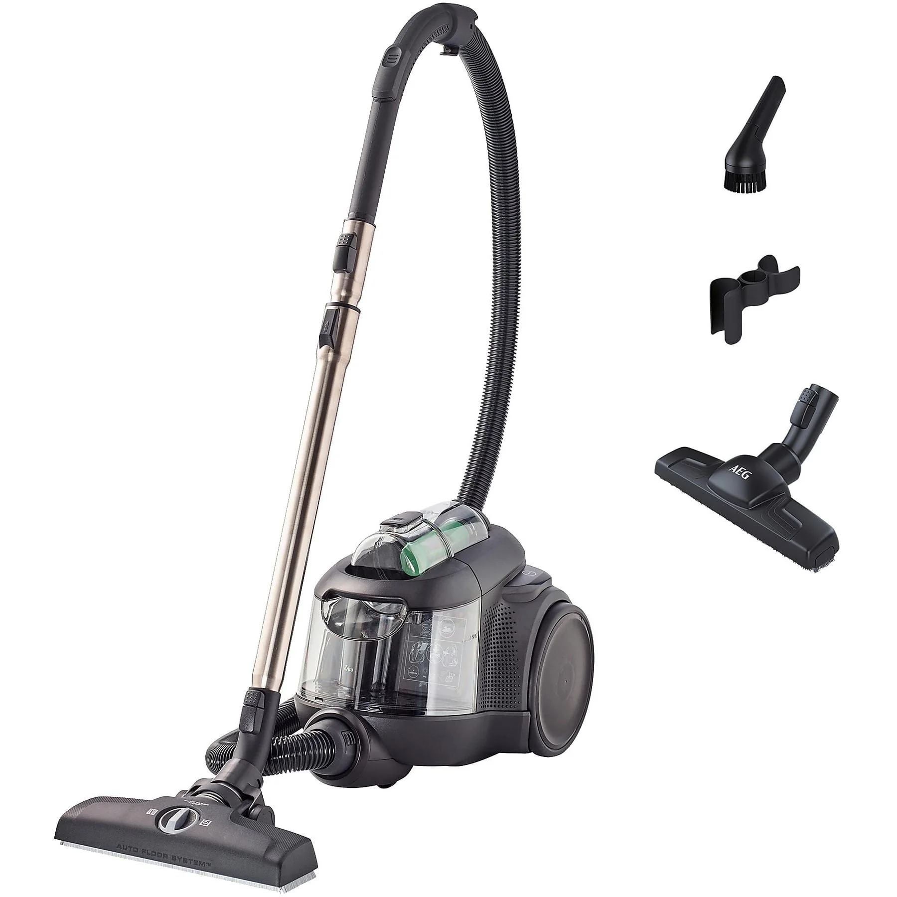 AEG AL 6 CI 2 ÖK Zylinderstaubsauger 550 W Black Recycled