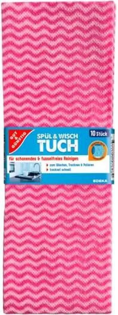 Gut & Günstig Spültücher Mikrofaser – 10 Stück